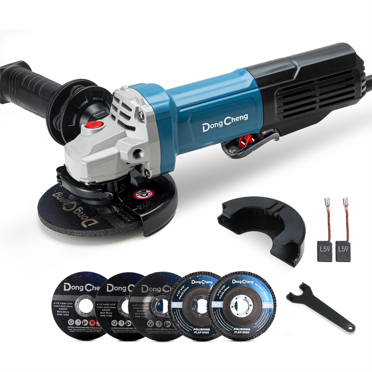 Power Tools Images - 9.2 Amp Power Angle Grinder 4-1/2