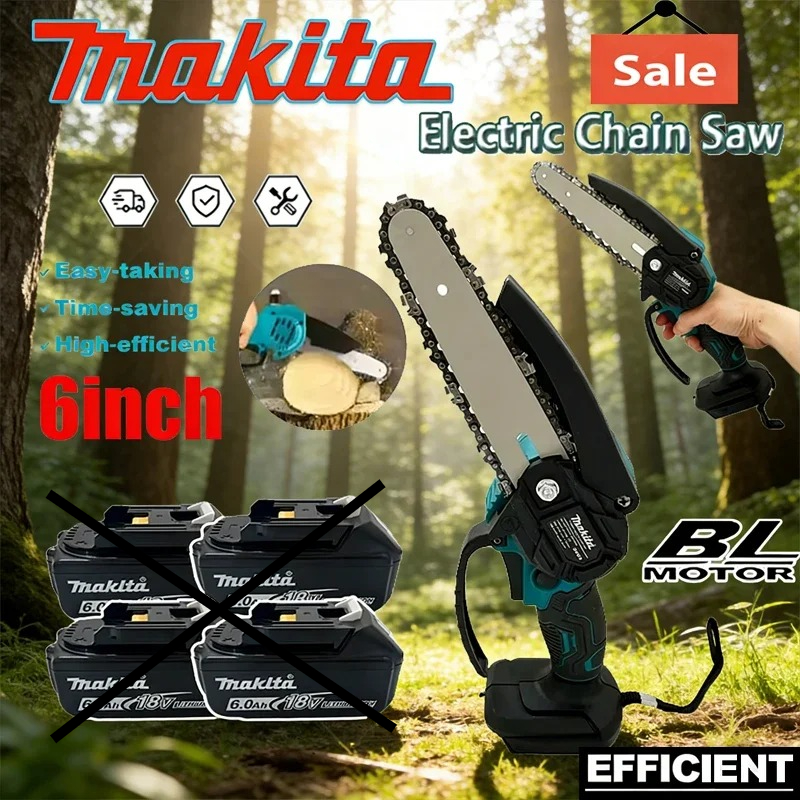 Makita 6 Inch Chain Saw 18V El - Power Tools Hand Held บทวิจารณ์และราคา