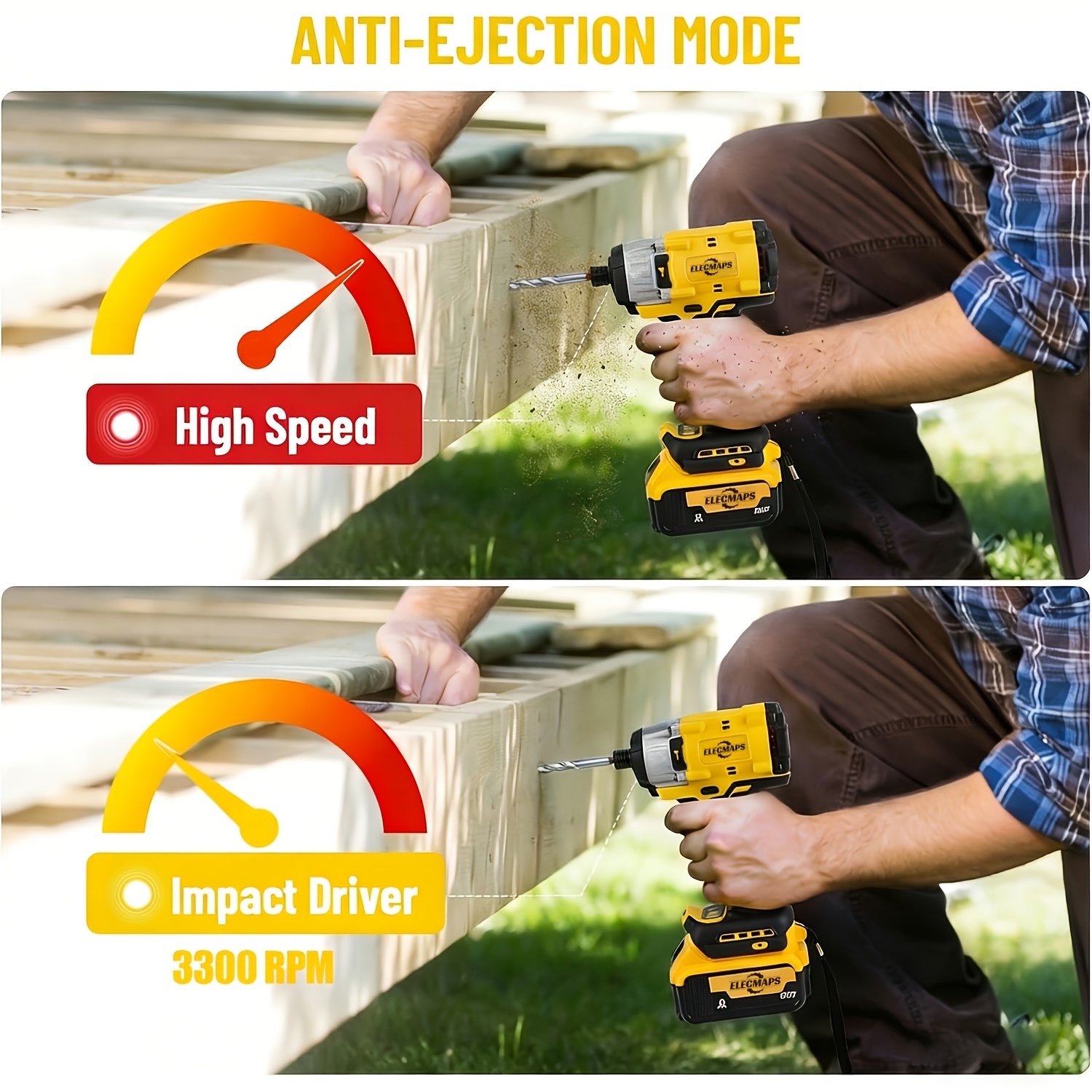 Brushless Impact Driver & Hamm - Power Tools Hammer บทวิจารณ์และราคา