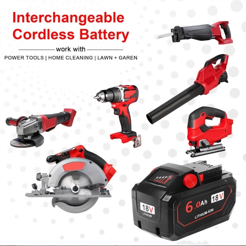18V 6.0Ah Cordless Battery Pac - Power Tools Hammer บทวิจารณ์และราคา