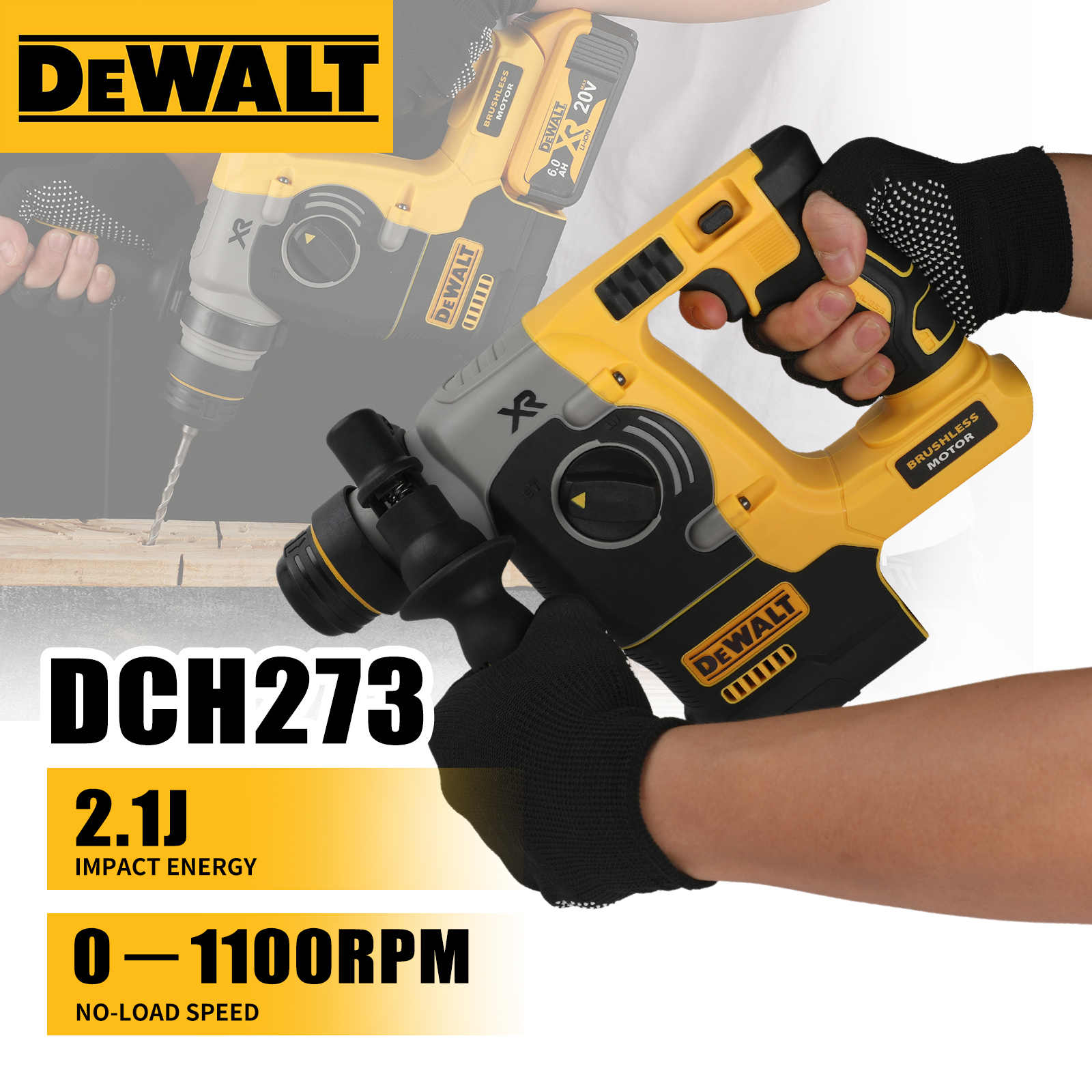 20V DEWALT DCH273 Brushless Ro - Power Tools Hammer บทวิจารณ์และราคา