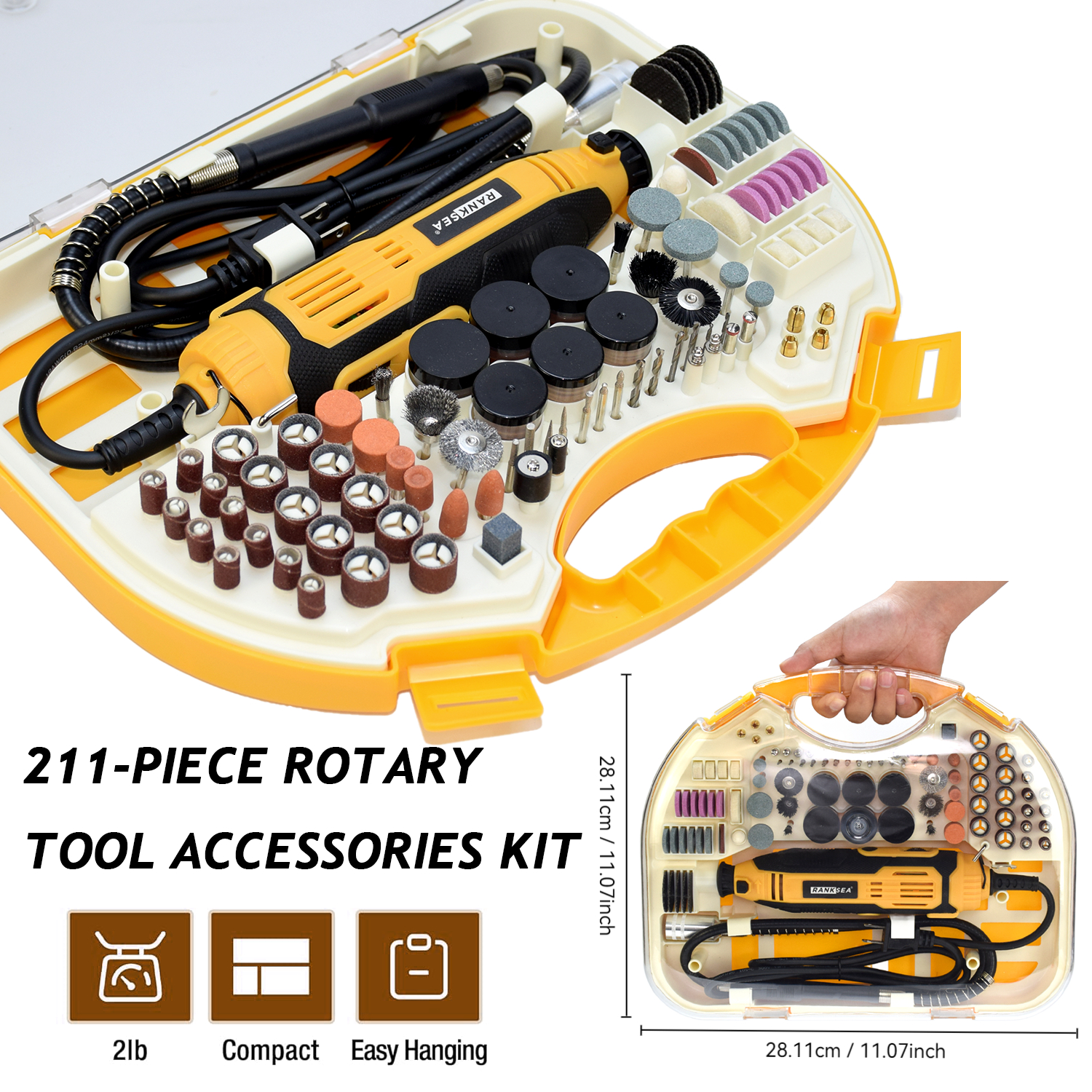 Rotary Tool Kit, Equipped With - Power Tools Manual บทวิจารณ์และราคา