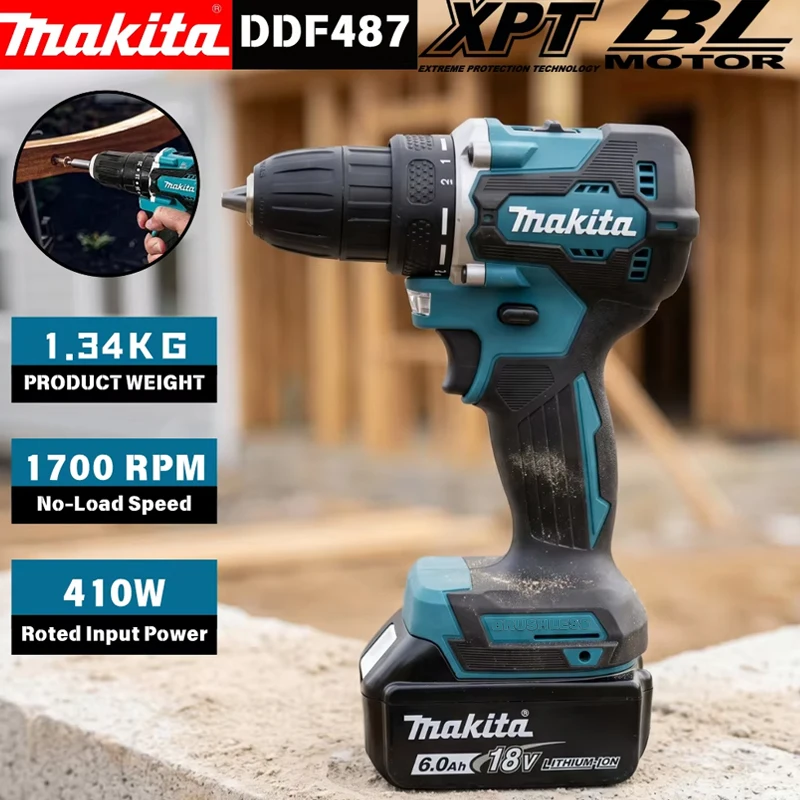 Makita DDF487 Cordless Driver  - Power Tools Brand บทวิจารณ์และราคา
