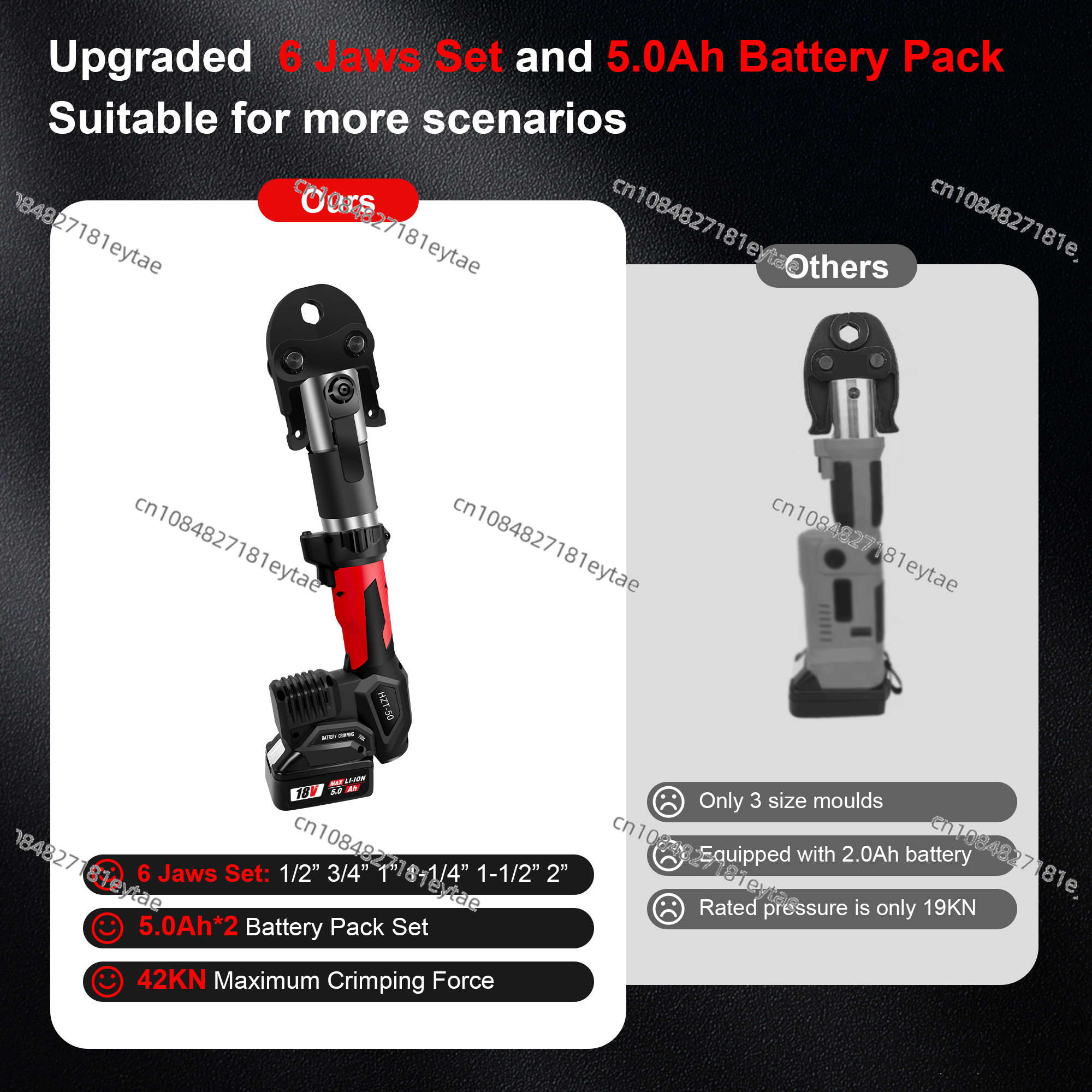 HZT-50 Rechargeable Battery Po - Power Tools Hydraulic บทวิจารณ์และราคา