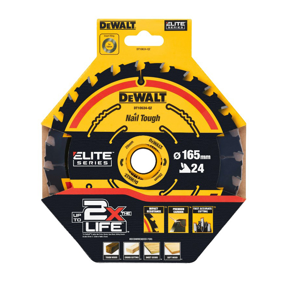 DEWALT DT10624-QZ 1/3pcs 24T C - Power Tools For Woodworking บทวิจารณ์และราคา