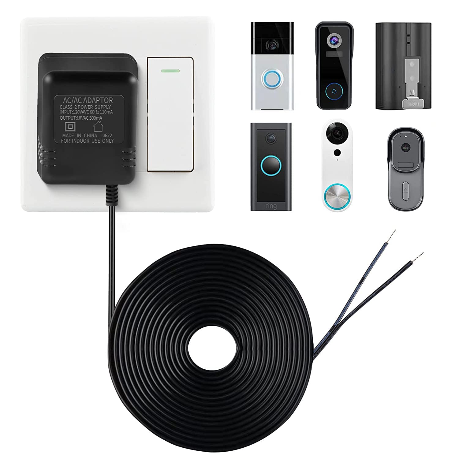 18V 500mA Doorbell Adapter, Vi - Power Tools Video บทวิจารณ์และราคา