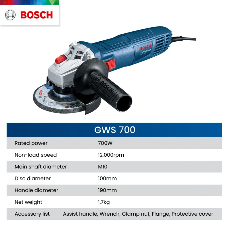 Bosch GWS700 Electric Angle Gr - Power Tools Hand Held บทวิจารณ์และราคา